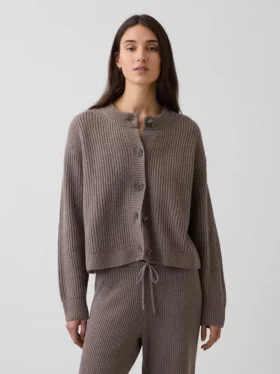 CashSoft oversized vest met shaker-steek