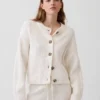 CashSoft oversized vest met shaker-steek