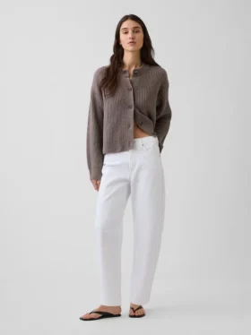 CashSoft oversized vest met shaker-steek