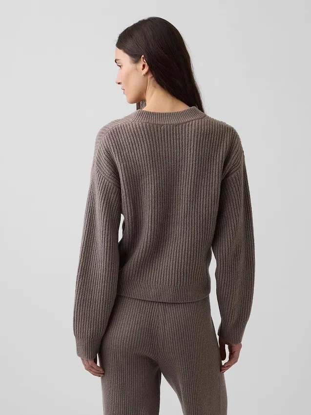 CashSoft oversized vest met shaker-steek