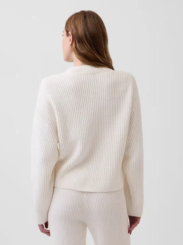 CashSoft oversized vest met shaker-steek