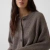 CashSoft oversized vest met shaker-steek