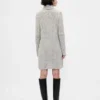 CashSoft Pointelle-trui-jurk met col