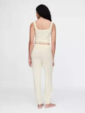 CashSoft-pyjama-jogger met wafelpatroon