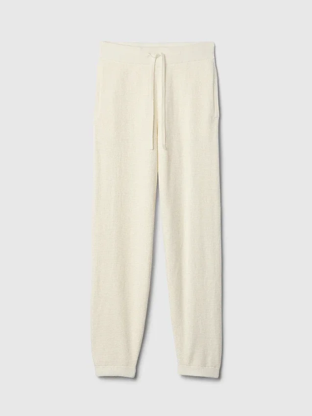 CashSoft-pyjama-jogger met wafelpatroon