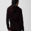 CashSoft relaxte hoodie met kabelpatroon
