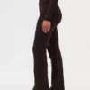 CashSoft stretch broek met wijde pijpen