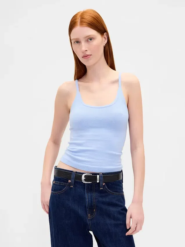CashSoft stretch crop-tanktop