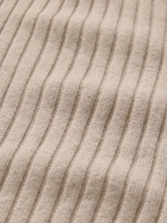 CashSoft sweaterbroek met brede ribbels