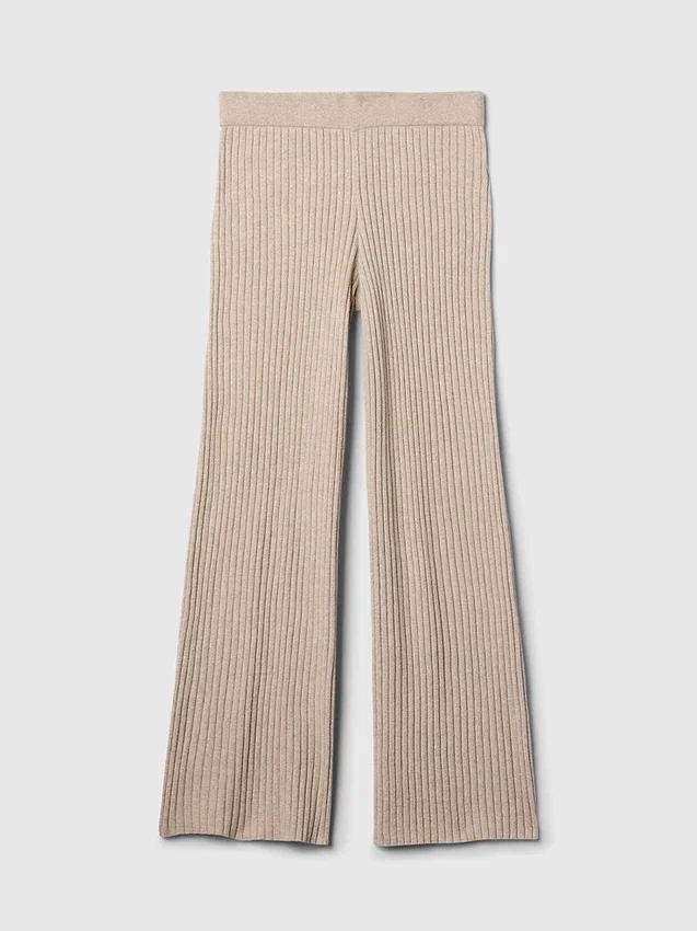 CashSoft sweaterbroek met brede ribbels