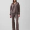 CashSoft-trui-broek met hoge taille