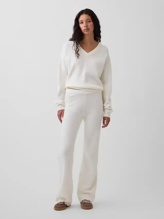 CashSoft-trui-broek met hoge taille