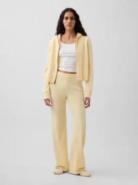 CashSoft-trui-broek met hoge taille