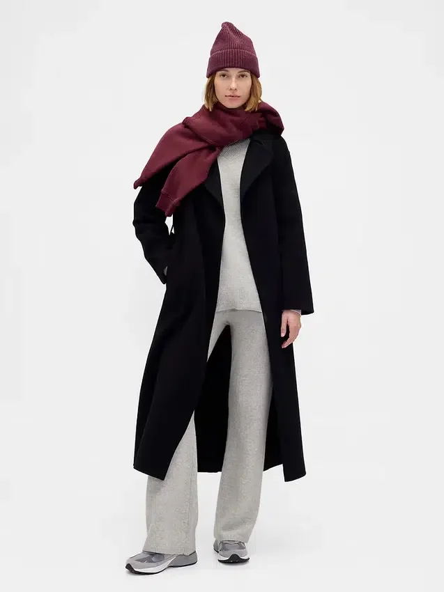 CashSoft-trui-broek met hoge taille