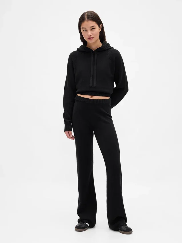 CashSoft-trui-broek met hoge taille