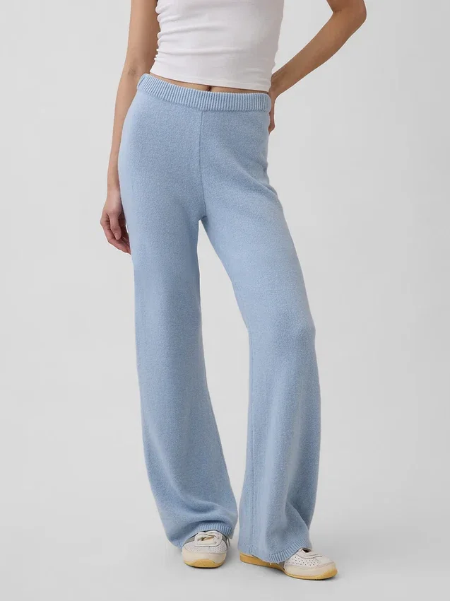 CashSoft-trui-broek met hoge taille