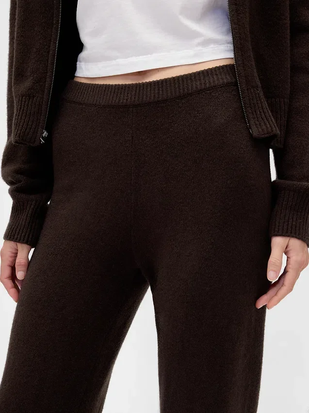 CashSoft-trui-broek met hoge taille