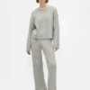 CashSoft-trui-broek met kabelpatroon