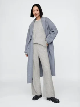 CashSoft-trui-broek met kabelpatroon
