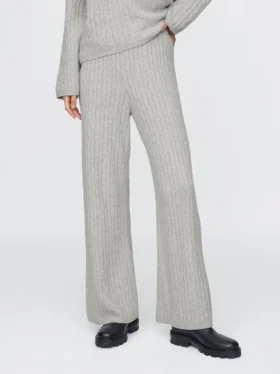 CashSoft-trui-broek met kabelpatroon