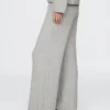 CashSoft-trui-broek met kabelpatroon