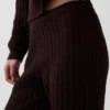 CashSoft-trui-broek met kabelpatroon
