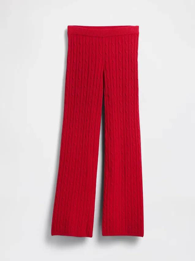 CashSoft-trui-broek met kabelpatroon