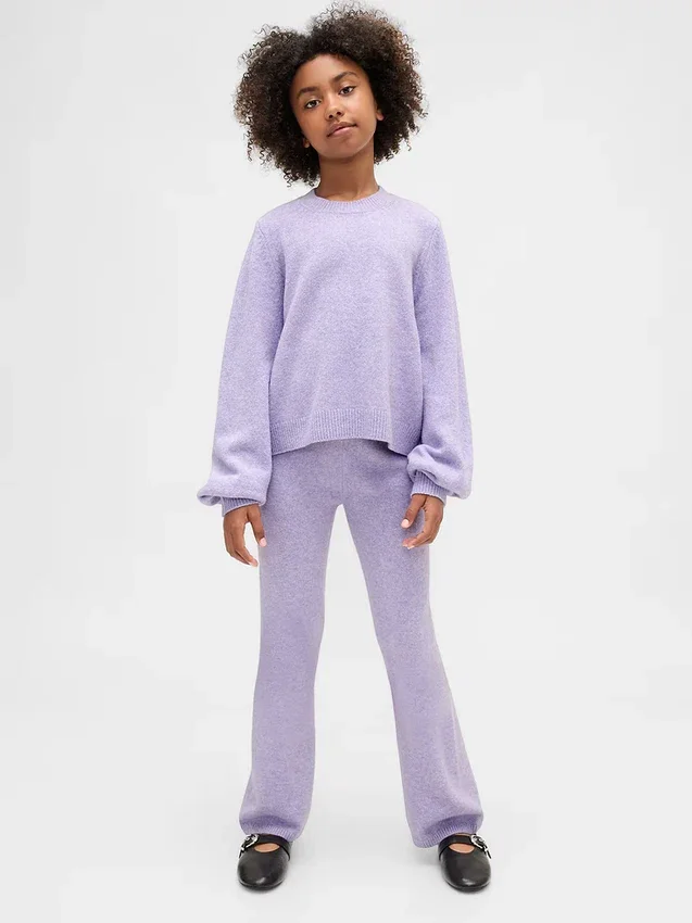 CashSoft-trui-broek met wijde pijpen voor kinderen