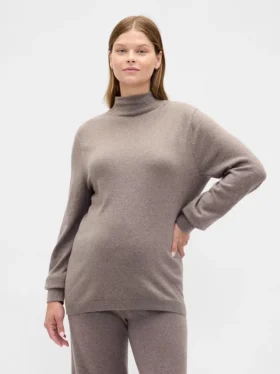 CashSoft-trui met col voor vrouwen tijdens de zwangerschap