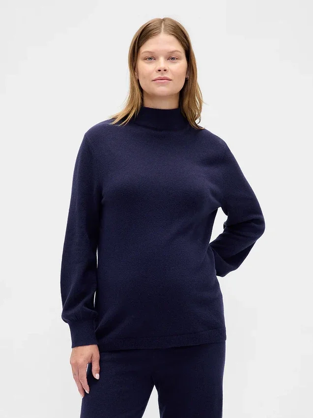 CashSoft-trui met col voor vrouwen tijdens de zwangerschap