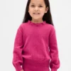 CashSoft-trui met pointelle-patroon voor Baby & Peuter