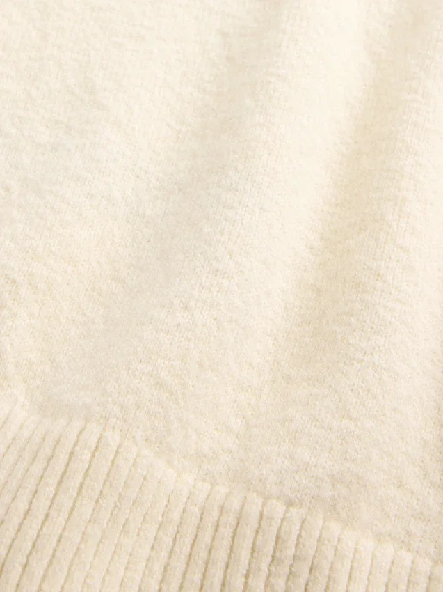 CashSoft-trui met ronde hals