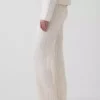 CashSoft-trui van kabelgebreid tricot met relaxte pasvorm