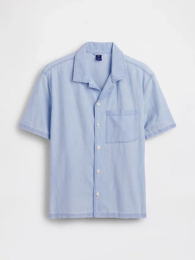 Chambray resorthemd