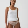 Cheeky-bikini met kant
