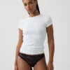 Cheeky-bikini met kant