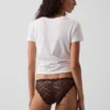 Cheeky-bikini met kant
