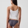 Cheeky-bikini met kant