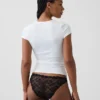 Cheeky-bikini met kant