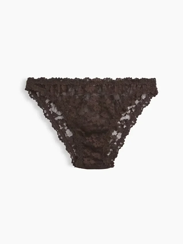 Cheeky-bikini met kant