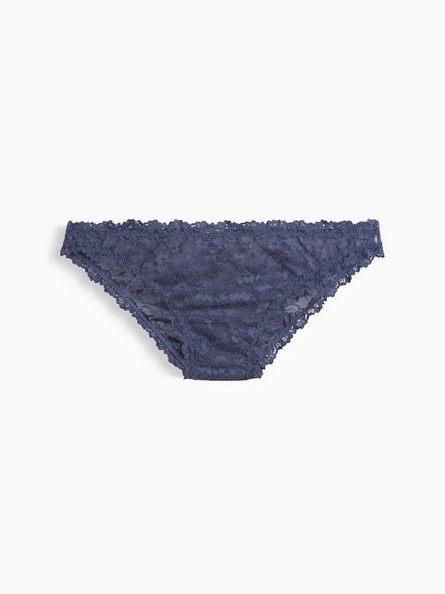Cheeky-bikini met kant