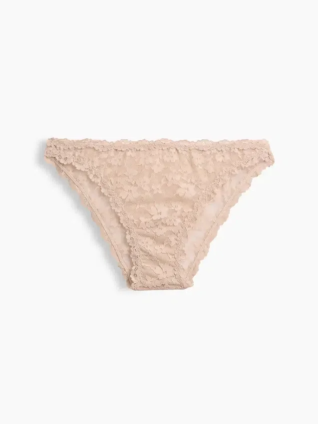 Cheeky-bikini met kant