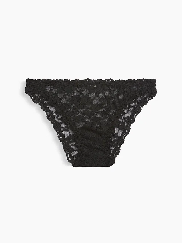 Cheeky-bikini met kant