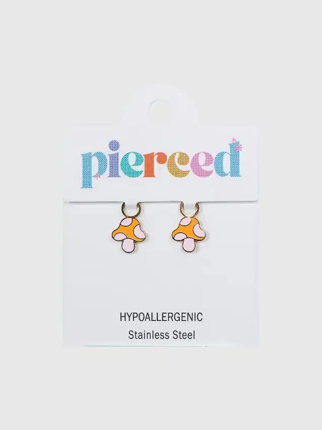 Co Garden-paddenstoelbedeltjes voor Huggie-oorbellen
