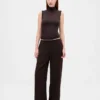 Comfortabele broek met wijde pijpen