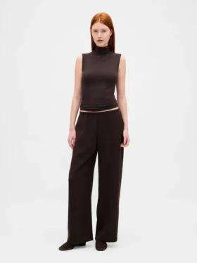 Comfortabele broek met wijde pijpen
