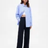 Comfortabele broek met wijde pijpen