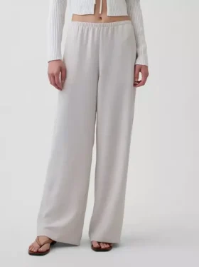 Comfortabele broek met wijde pijpen