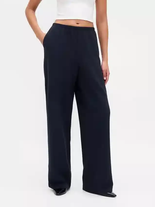 Comfortabele broek met wijde pijpen