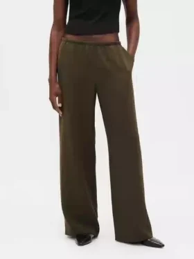 Comfortabele broek met wijde pijpen